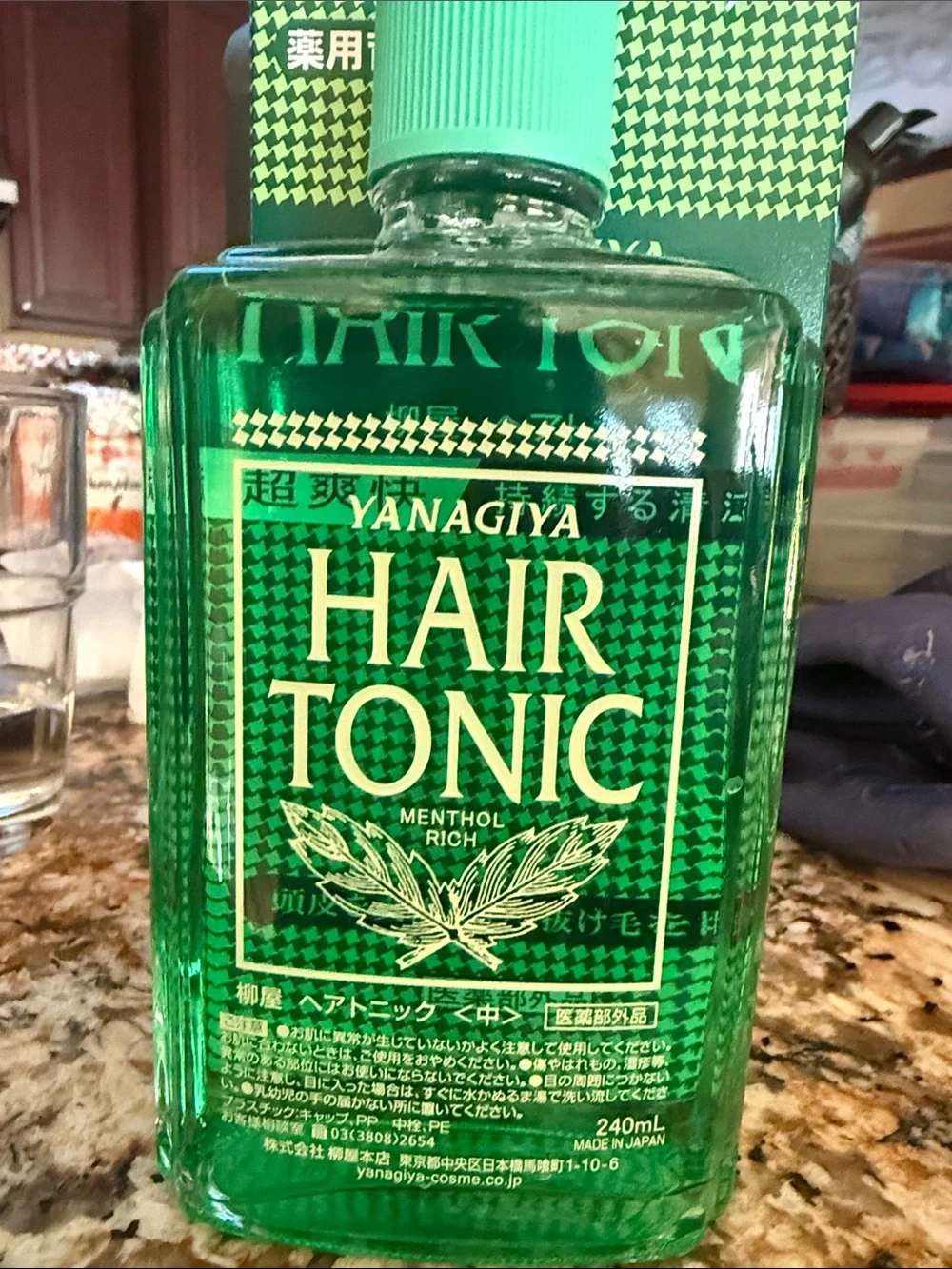 Yanagiya Green Hair Tonic - Refreshing Scalp Care